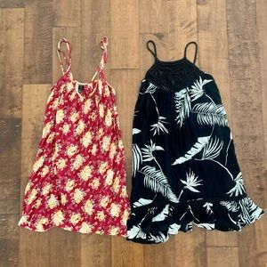 Volcom beachy boho bohemian floral dress lot size small